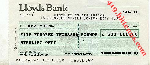 Lloyds Bank, £500,000